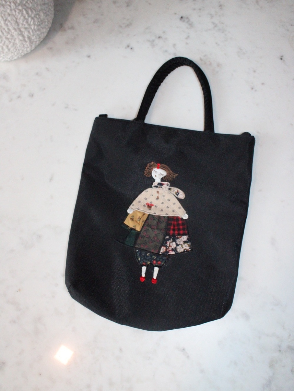 Small Black Tote Bag